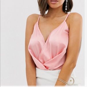 Missguided satin thong bodysuit